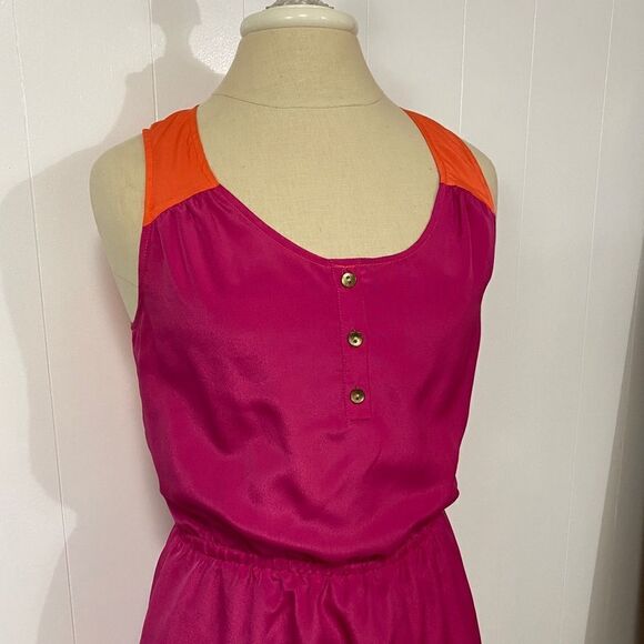 Merona Pink and Orange Dress - Picture 4 of 14